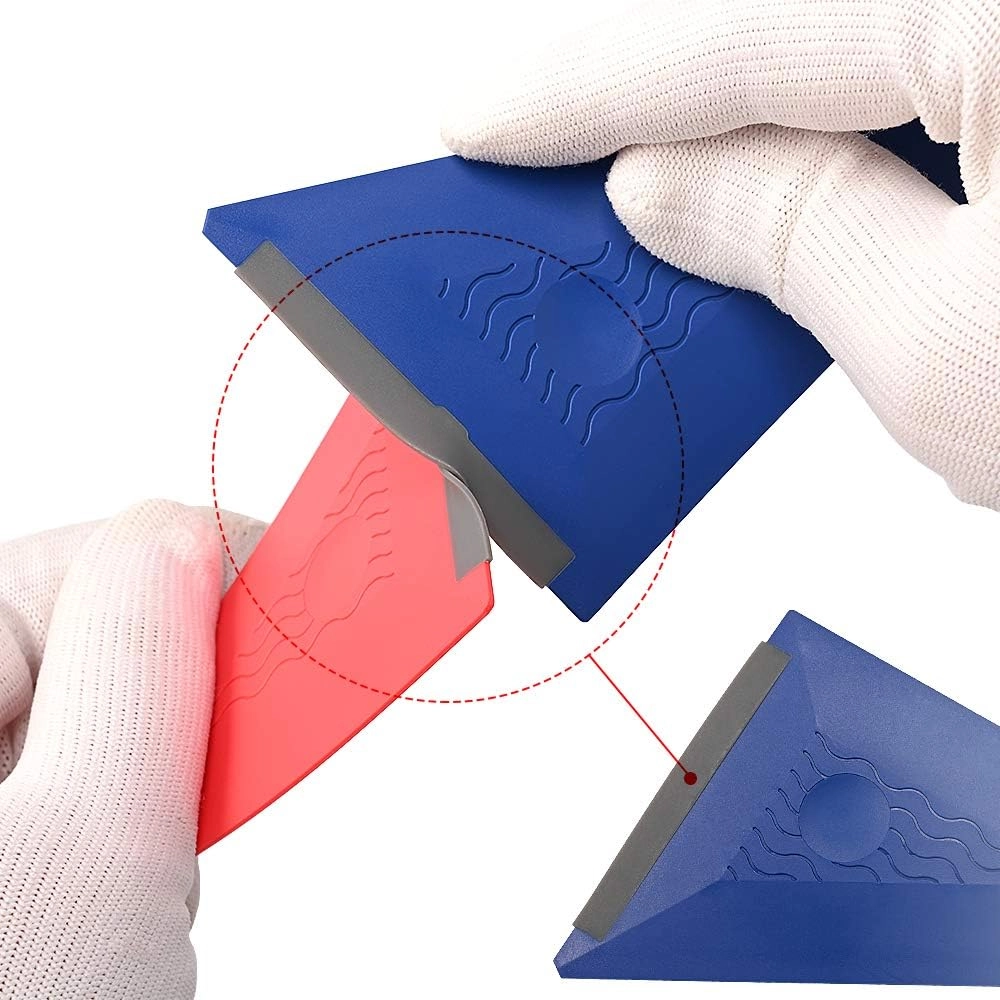 DDM 3 Sertlikte Üçgen PPF ve Cam Filmi Ragle Seti | Soft - Medium - Hard | Kauçuk Kenarlı | 3 Parça