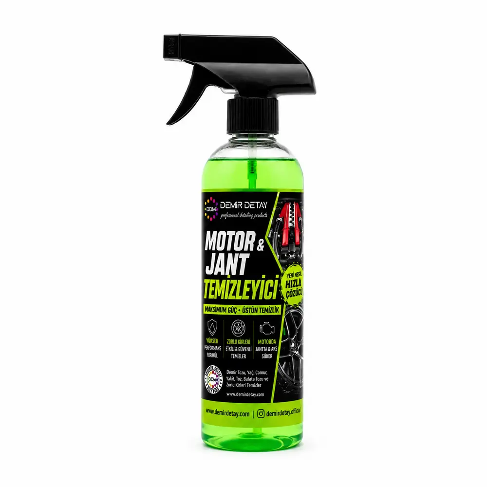 DDM Jant ve Motor Temizleyici 500 ML | Güçlü Yağ ve Kir Çözücü MJ500