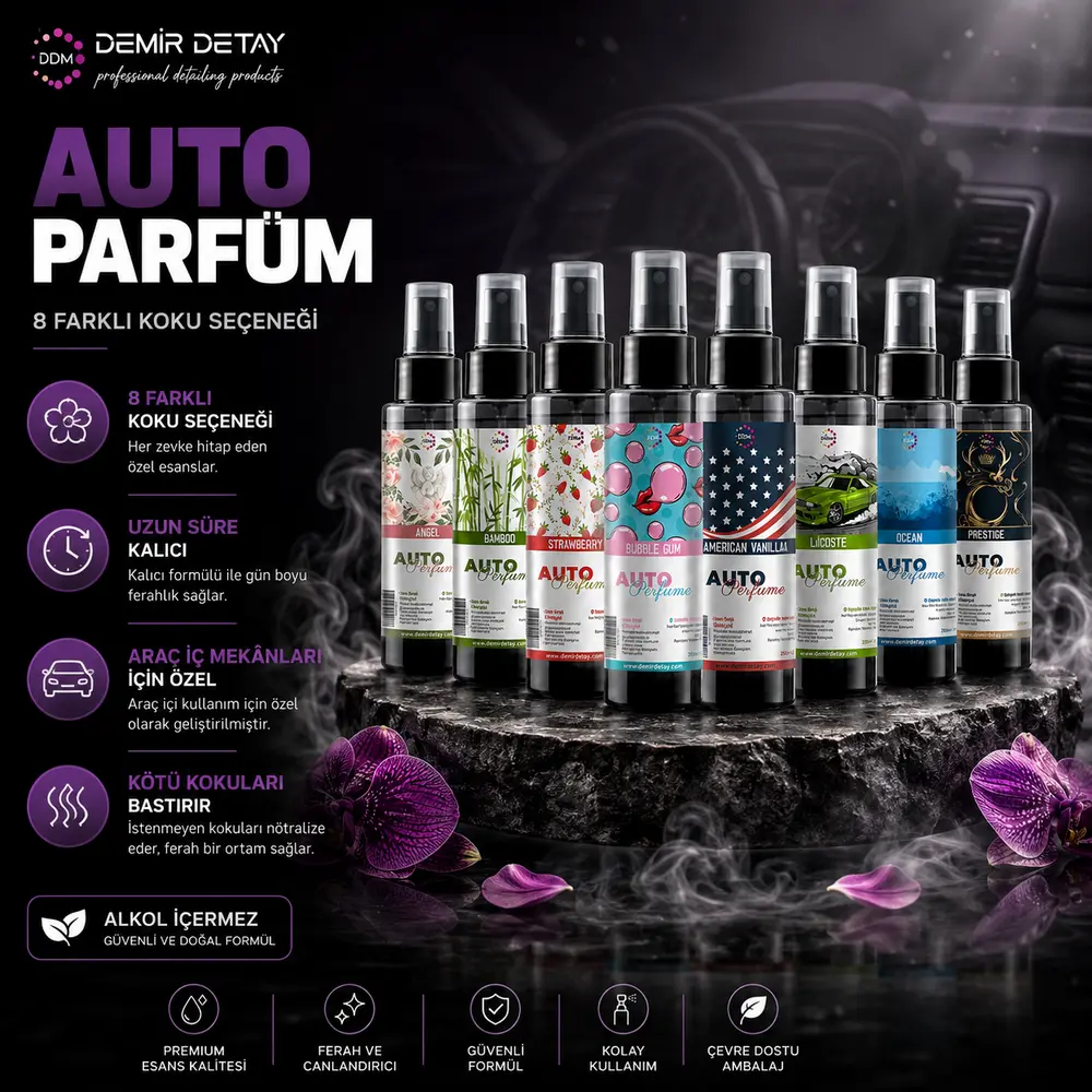 DDM Auto Perfume Efsane Bambu 150 ml | Kalıcı ve Ferah Araç İçi Parfüm