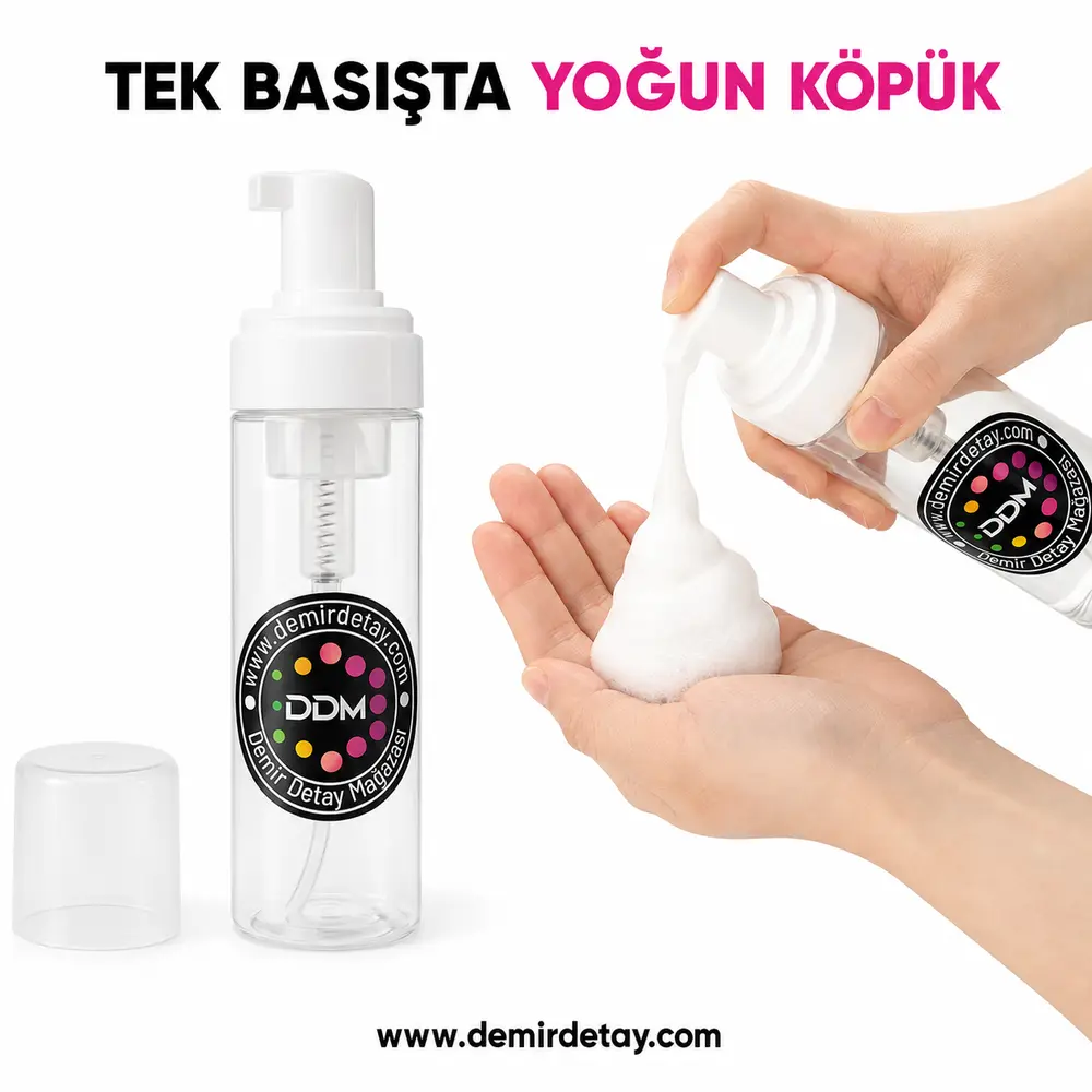 DDM Köpük Yapan Sprey Şişe 250 ML | Köpük Oluşturan Detailing ve İç Detay Şişesi