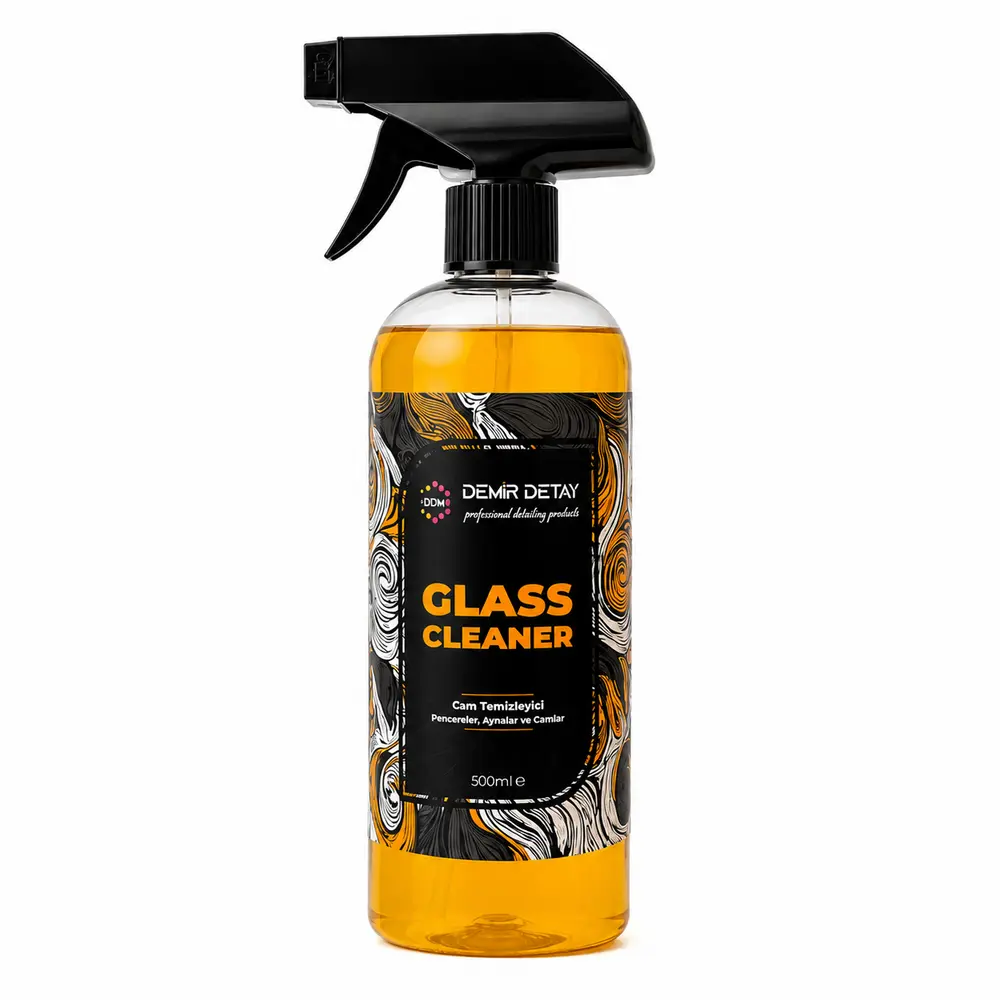 DDM Glass Cleaner Cam Temizleyici 500 ml | İz Bırakmayan Profesyonel Cam Temizleyici