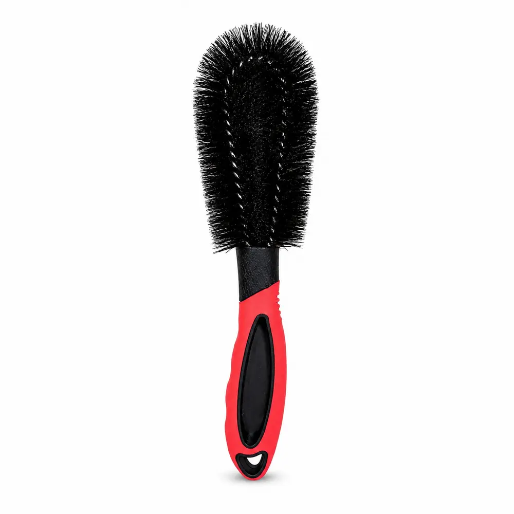 DDM Jant Temizleme Fırçası 28 cm – Kırmızı Siyah Ergonomik Saplı
