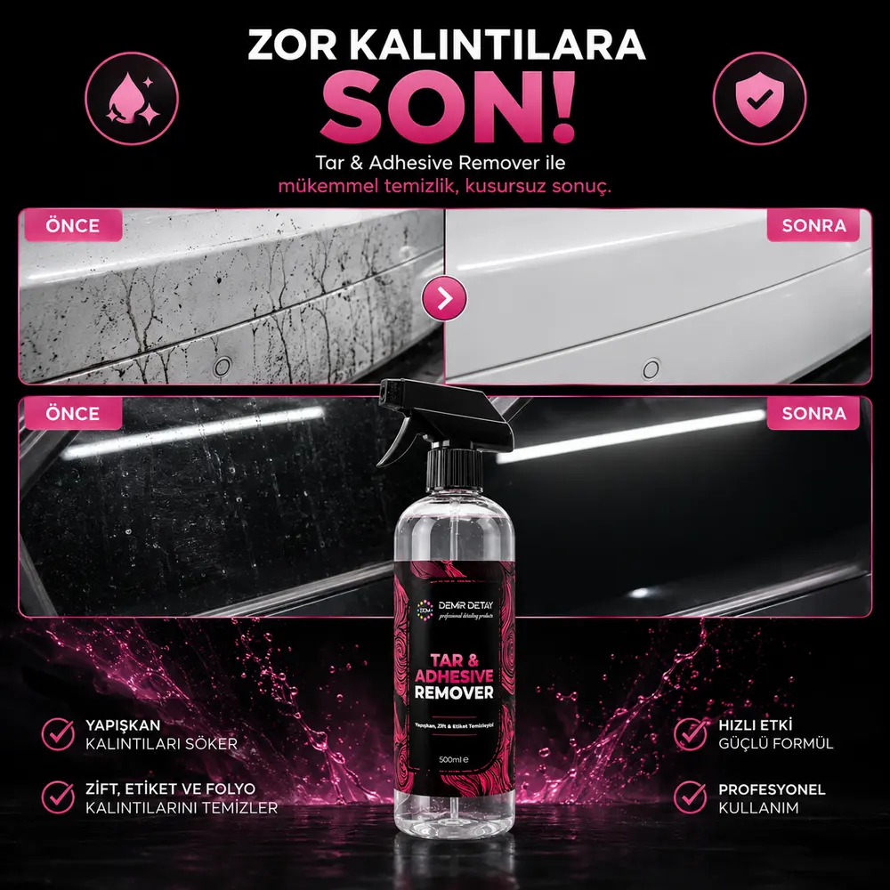 DDM Tar Remover 500 ml | Zift, Katran, Reçine ve Yapışkan Sökücü