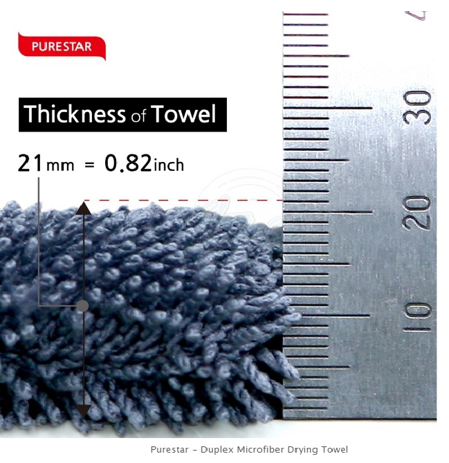 Purestar dublex twıst towel 70x90 cm