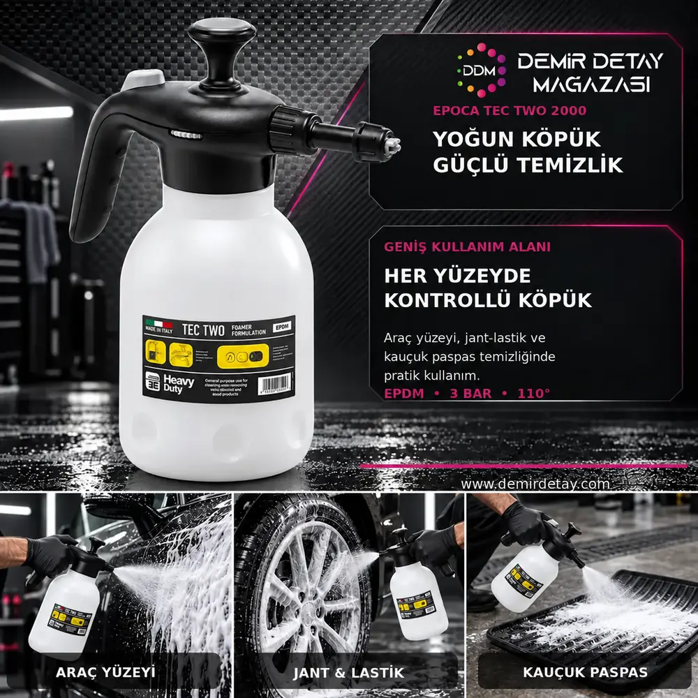 Epoca Tec Two 2000 EPDM Köpük Yapıcı Basınçlı Pompa 2 L | Alkali ve Alkol Dayanımlı