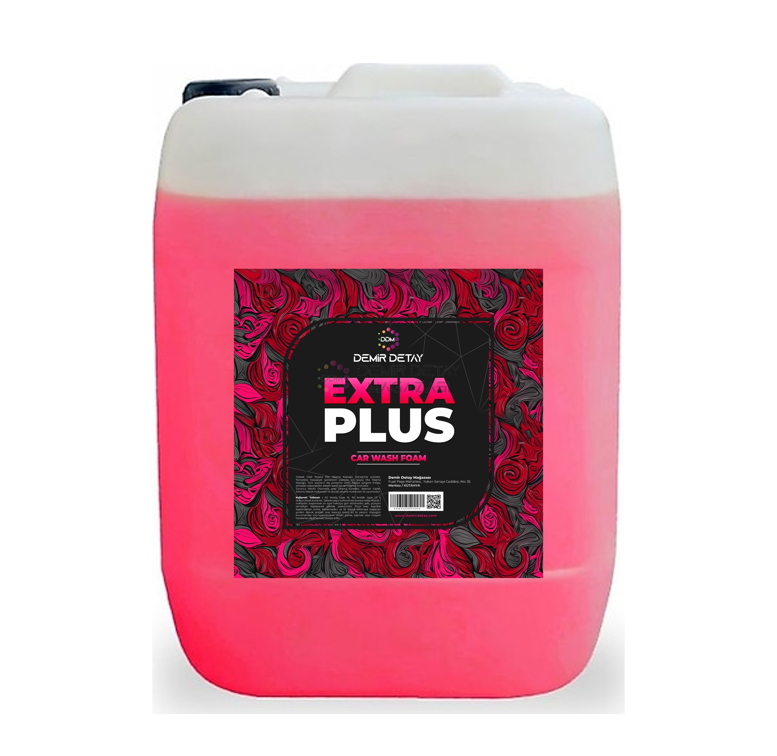 DDM Extra Plus Cilalı Fırçasız Araç Yıkama Köpüğü 22 Lt