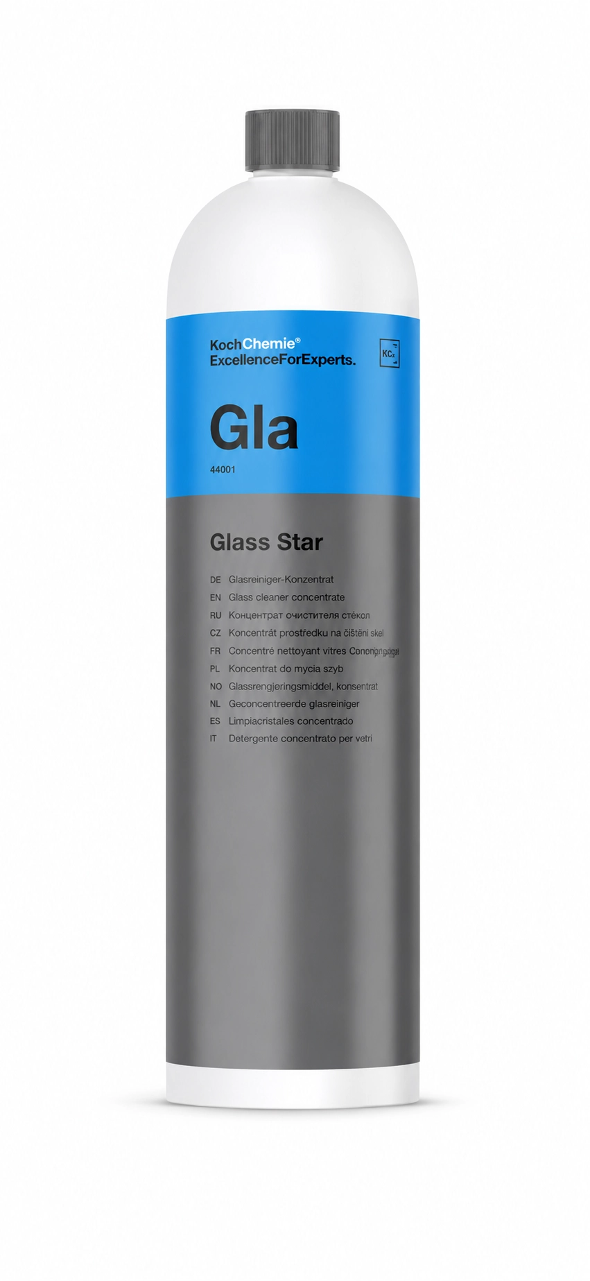 Koch Chemie Glass Star GLA Konsantre Cam Temizleyici 1 Litre | Profesyonel Alkol Bazlı İz Bırakmayan Cam Temizleyici