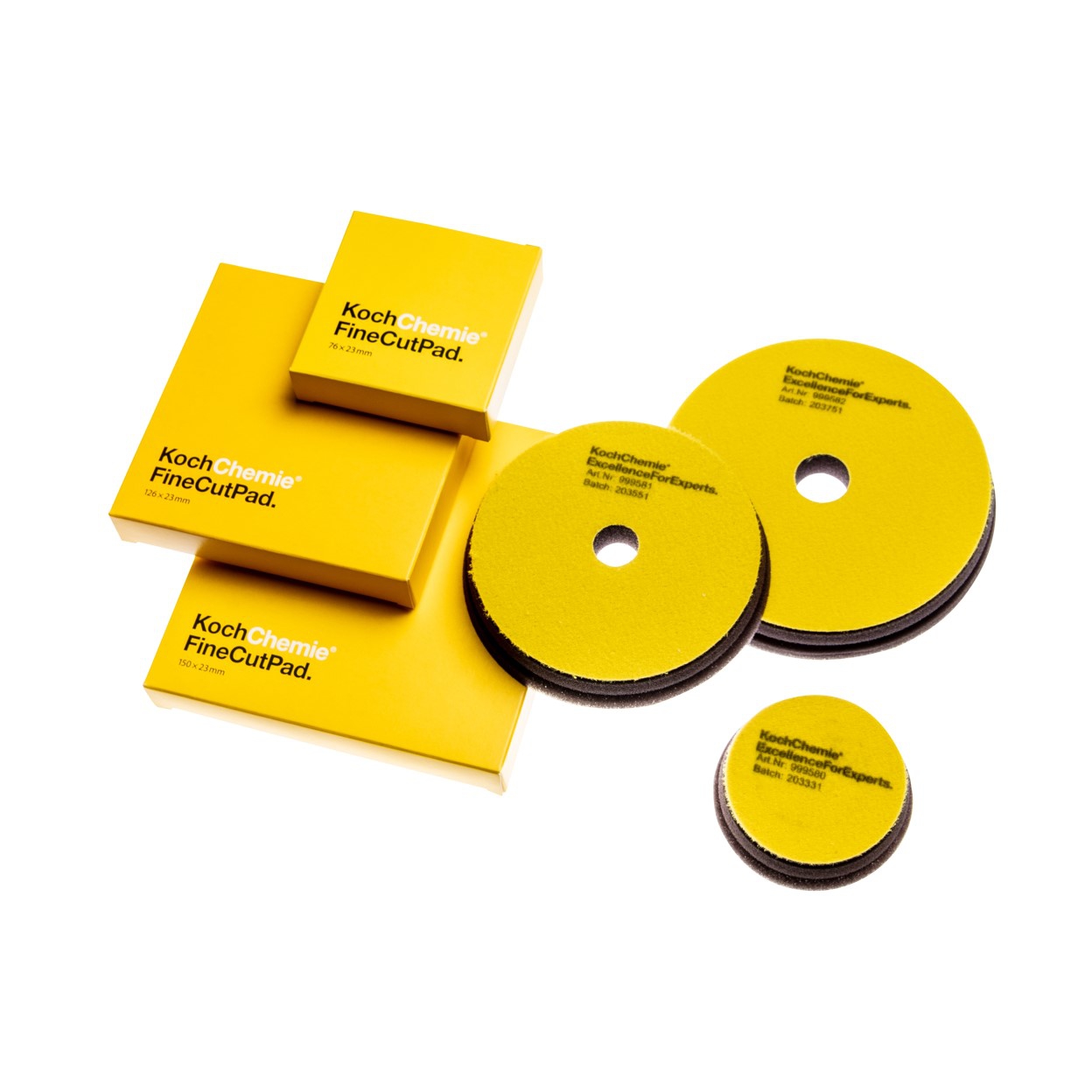 Koch Chemie Fine Cut Pad 150 MM Polisaj Süngeri | Orta Sert Polisaj Pedi