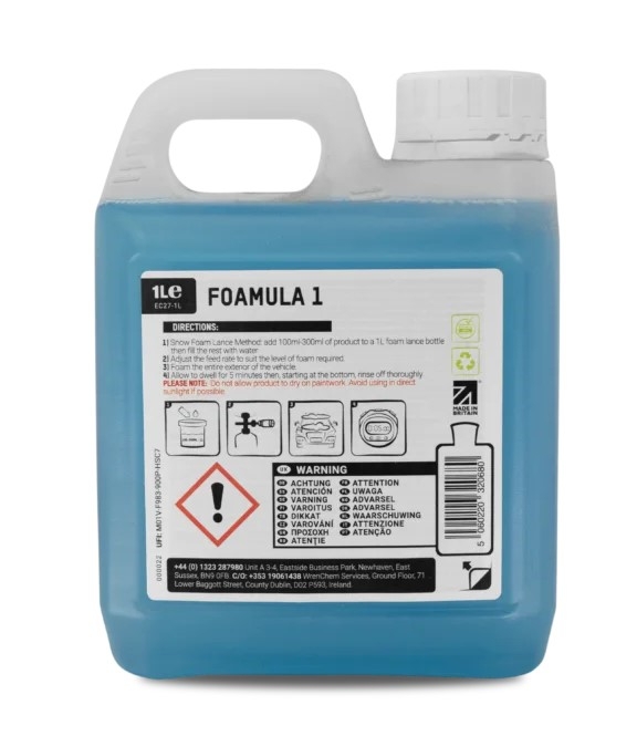 Valet pro formula 1 ph neutral snow foam - yıkama köpüğü 1lt