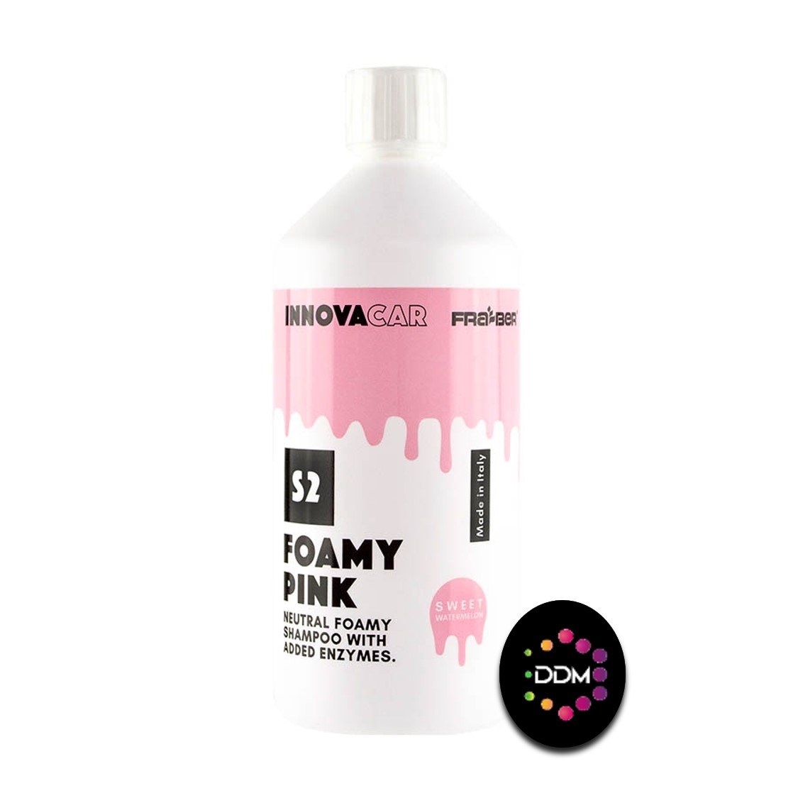 Innovacar S2 Foamy Pink Pembe Renkli Köpük pH Nötr Oto Şampuanı 1 LT | Seramik Kaplama Güvenli