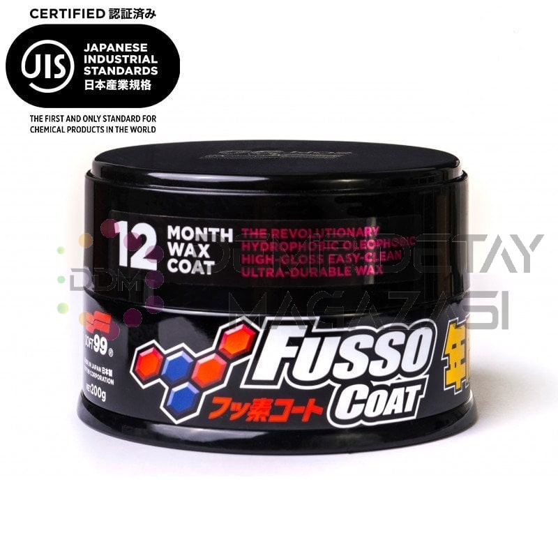 Soft99 Fusso Coat 12 Aylık Wax Koyu Renk Avrupa Versiyon 200gr.