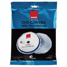Rupes 9.BW100H Blue Coarse Wool Polishing Pad Çizik Giderici Pasta Süngeri 80/90 mm