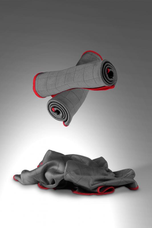 Cartainer CarbonFaser Carbon İçerikli Tüysüz Cam Bezi 40x40 CM | İz ve Tüy Bırakmayan Cam Temizlik Bezi