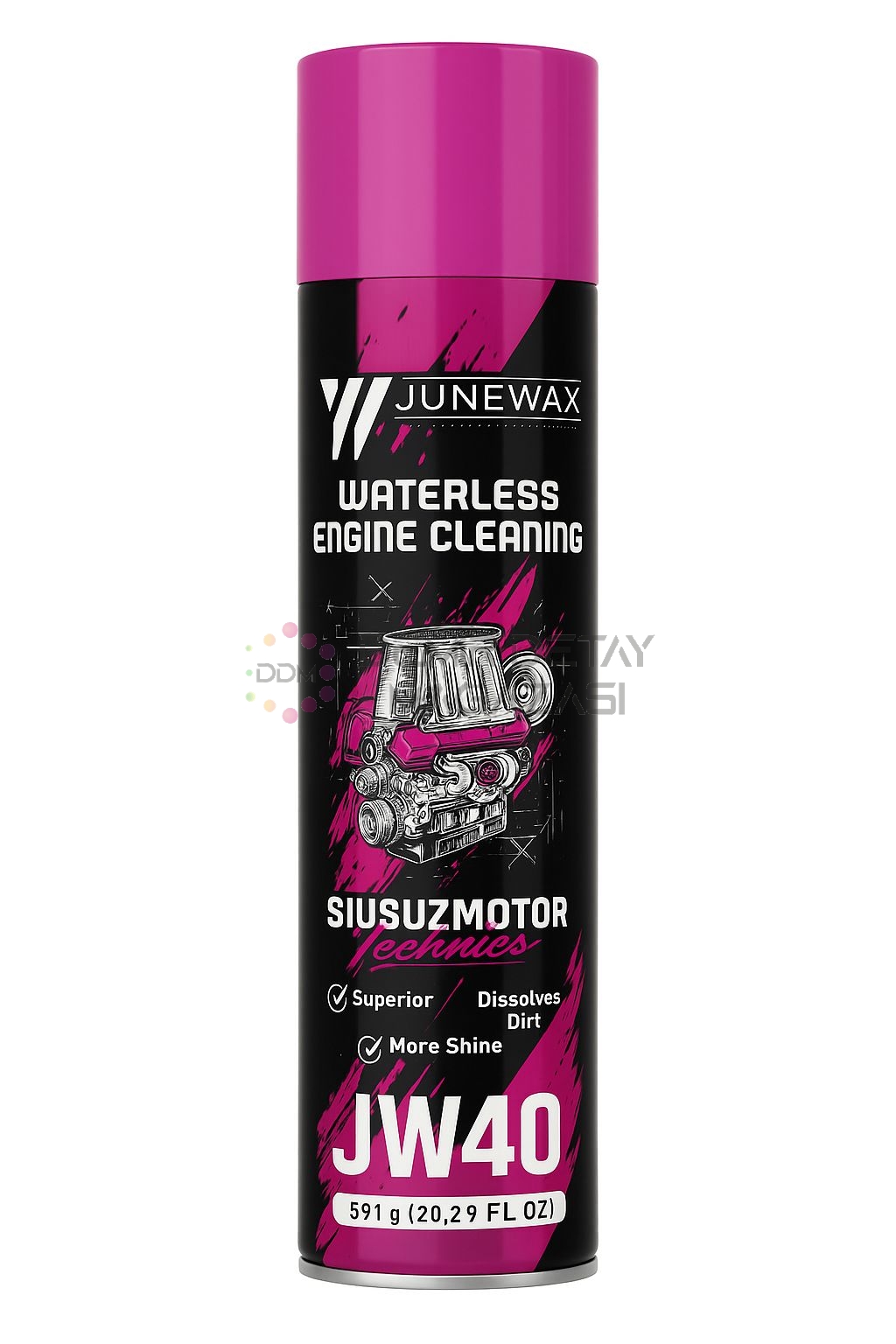 Junewax Jw40 Susuz Motor Temizleme Spreyi 600ml.
