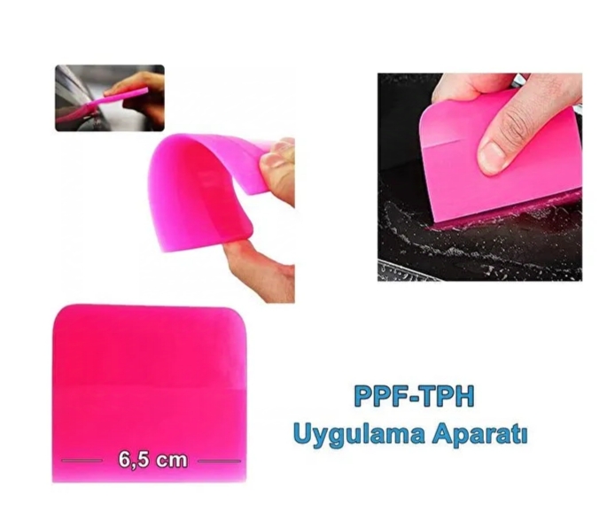 DDM 1. Kalite Pembe PPF Raglesi 6,5 CM | PPF Cam Filmi ve Folyo Uygulama Aparatı
