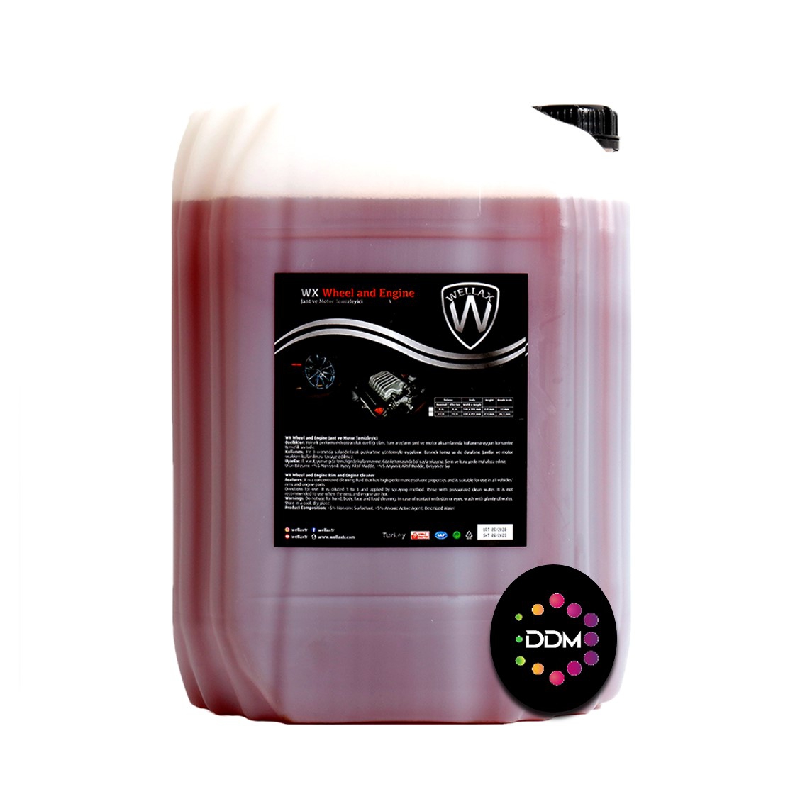 Wellax Wheel and Engine Jant ve Motor Temizleyici 23 Lt