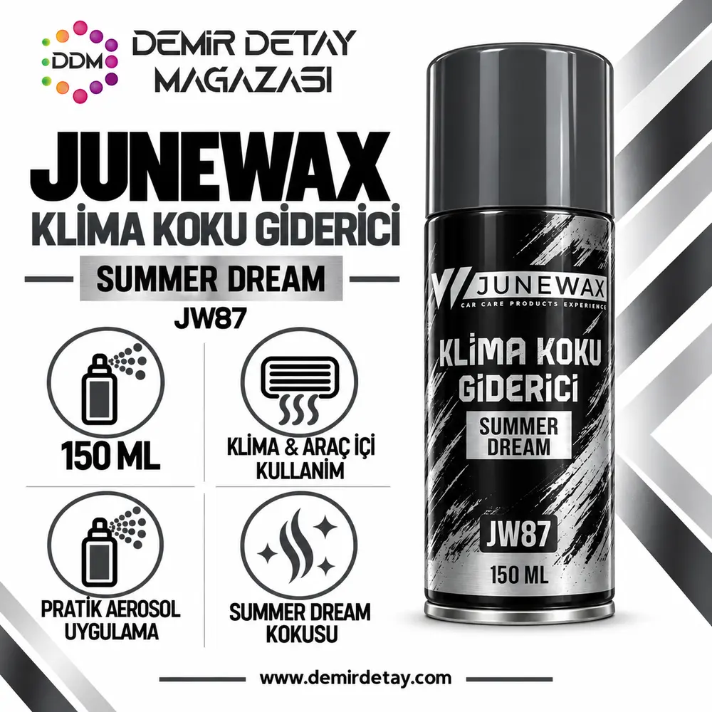 JuneWax JW87 Summer Dream Klima Koku Giderici 150 ml | Parfüm Esanslı Klima Bombası