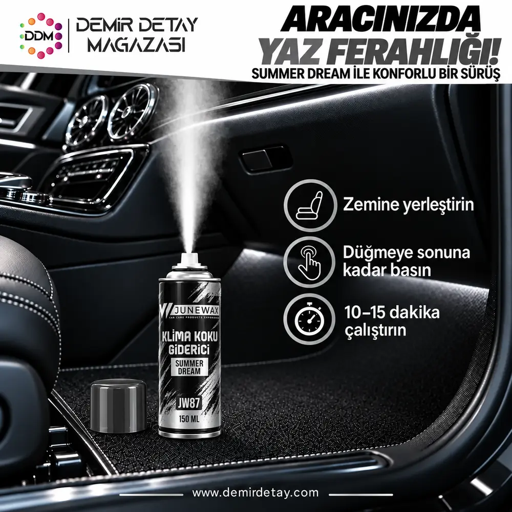 JuneWax JW87 Summer Dream Klima Koku Giderici 150 ml | Parfüm Esanslı Klima Bombası