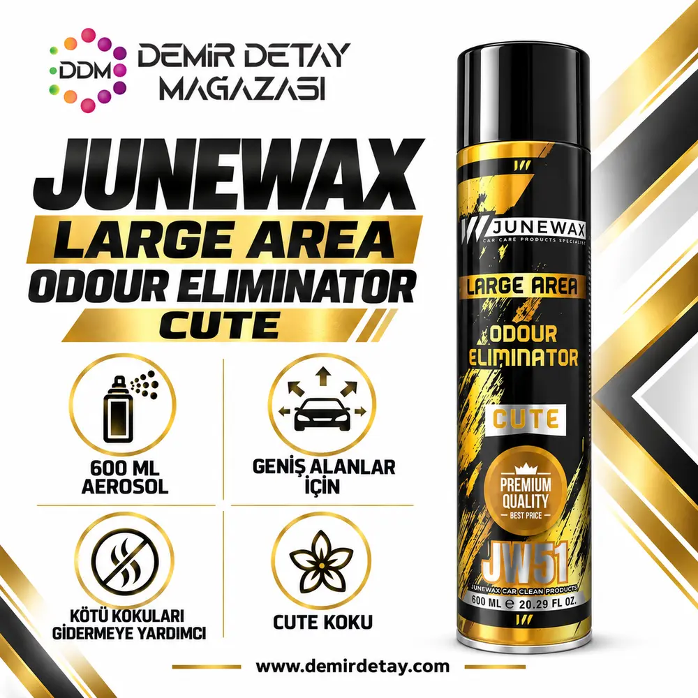 JuneWax Cute Geniş Alan Koku Giderici Aerosol 600 ML | Kalıcı Ortam Kokusu ve Ferahlatıcı Sprey