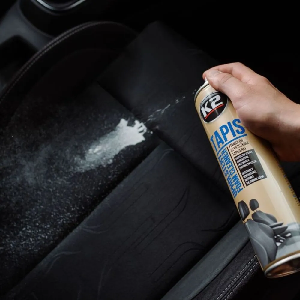 K2 Tapis Kumaş ve Halı Temizleme Köpüğü 600 ML | Koltuk, Döşeme ve Halı Leke Temizleyici
