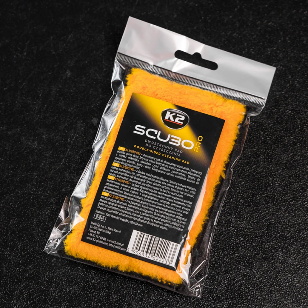 K2 Scrub Pad Pro (Scubo Pro) Çift Taraflı İç Temizlik Pedi 13x8 cm