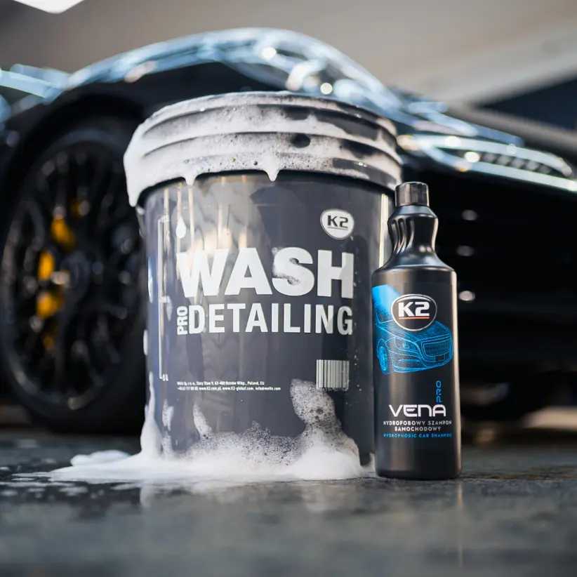 K2 Pro WASH Detailing Yıkama Kovası 20L | Gri Şampuan Kovası