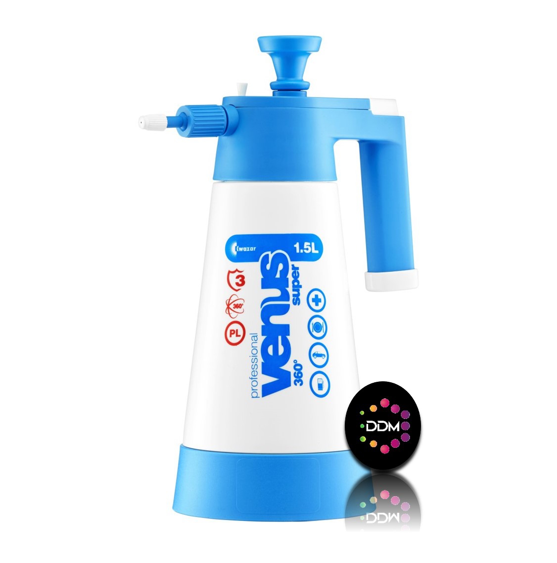 Kwazar 360 derecede her açıdan atan basınçlı pompa 1.5lt