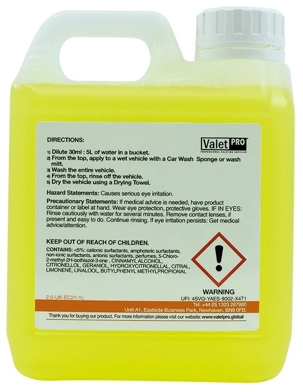 Valet Pro Advanced Poseidon - Cilalı Parlatıcı Şampuan 1lt.