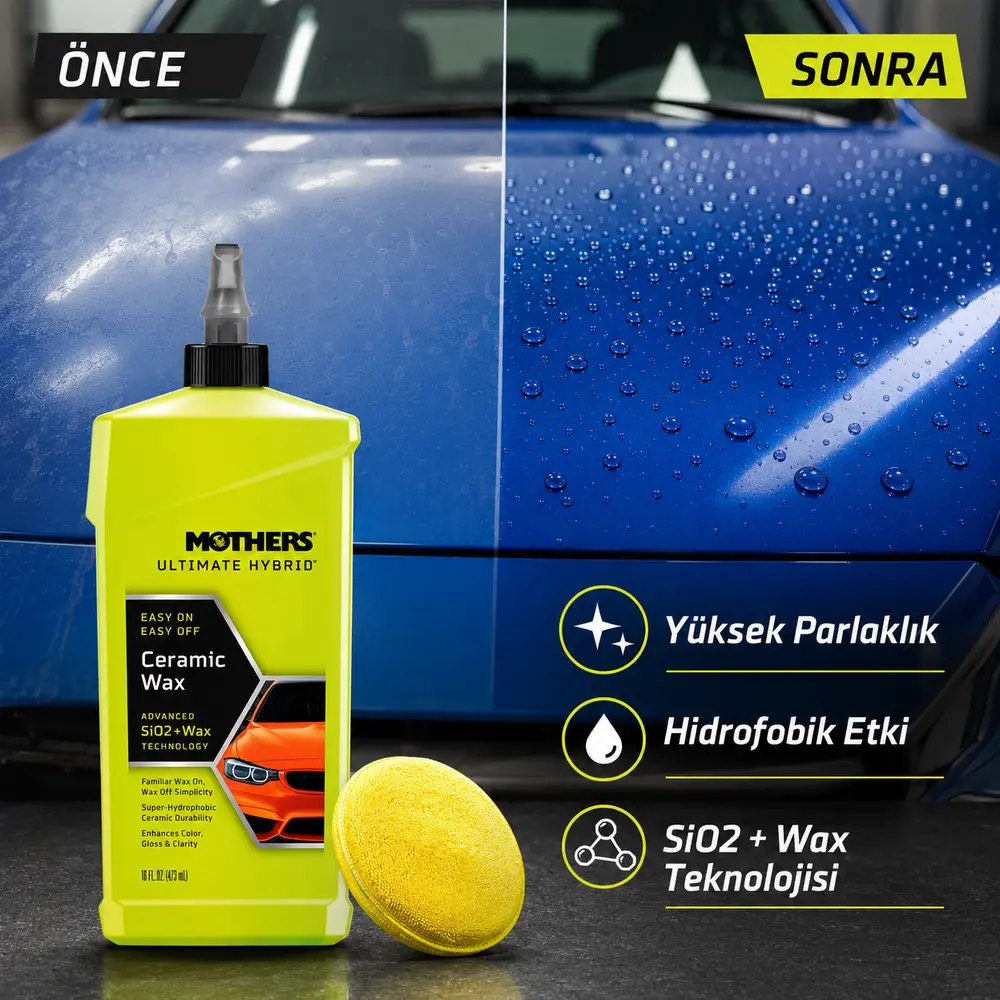 Mothers Ultimate Hybrid Ceramic Wax SiO2 Katkılı Seramik Wax 473 ml