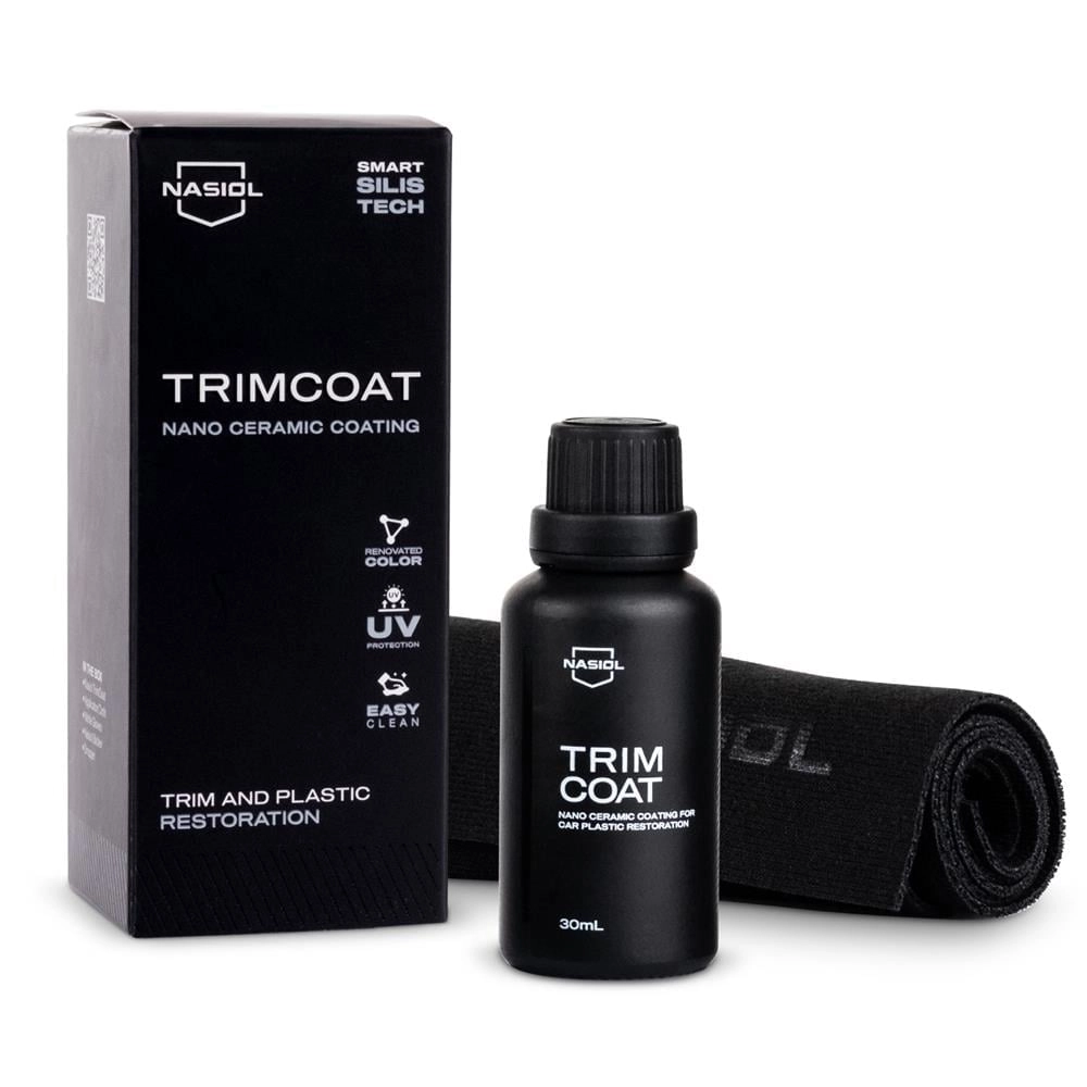 Nasiol Trimcoat Araç Plastik Yenileyici,Onarıcı ve Koruyucu Nano Seramik Kaplama-2 Yıl Dayanım-30ml