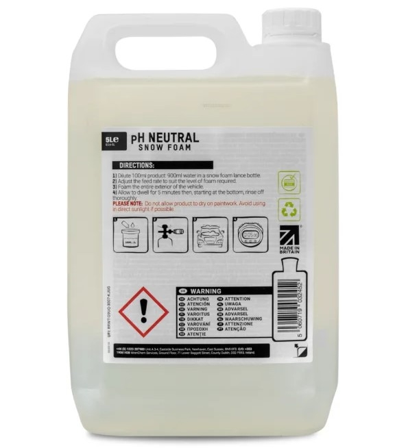 Valet Pro Ph Neutral Snow Foam - Yıkama Köpüğü 5lt.