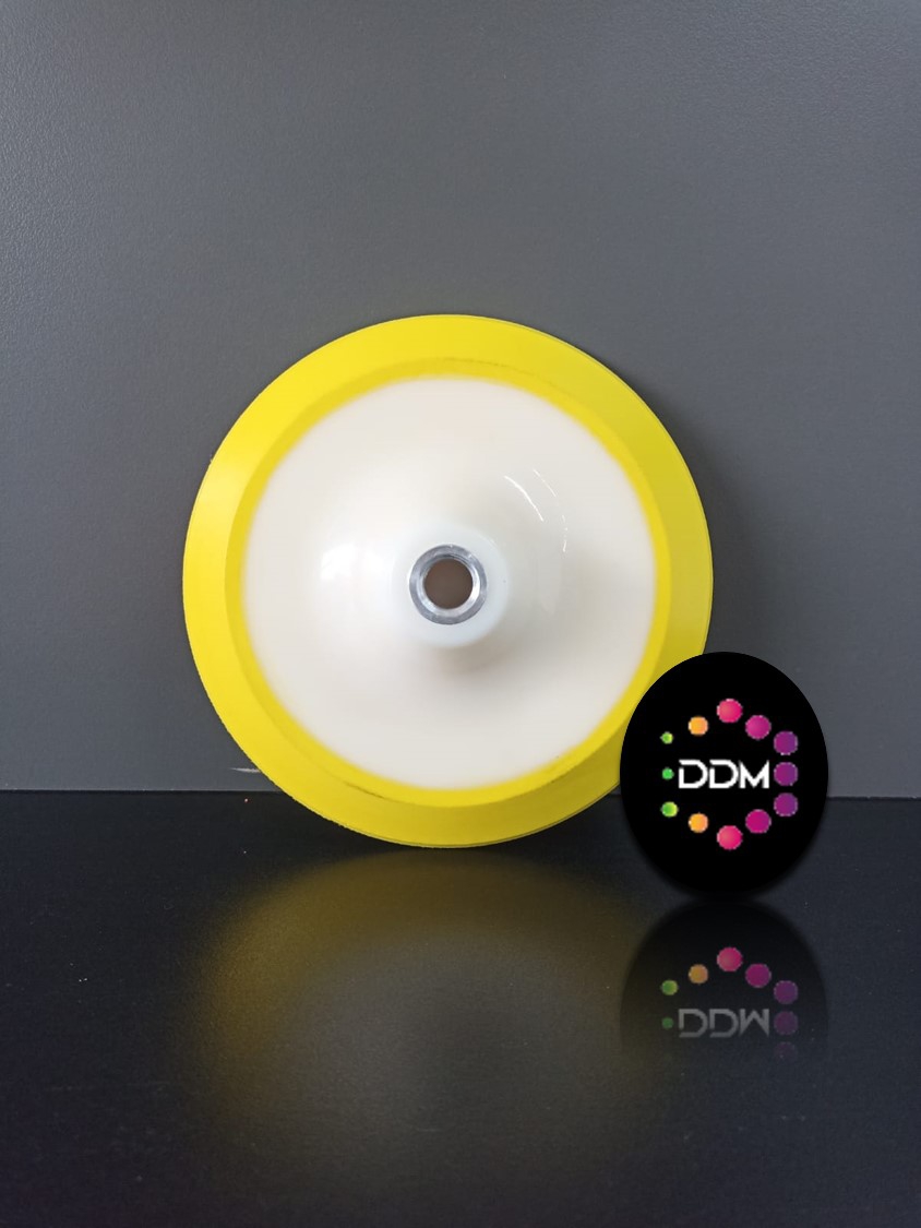 DDM 145 mm Cırtlı Rotary Polisaj Makinesi Tabanı M14 | Profesyonel Polisaj Destek Diski
