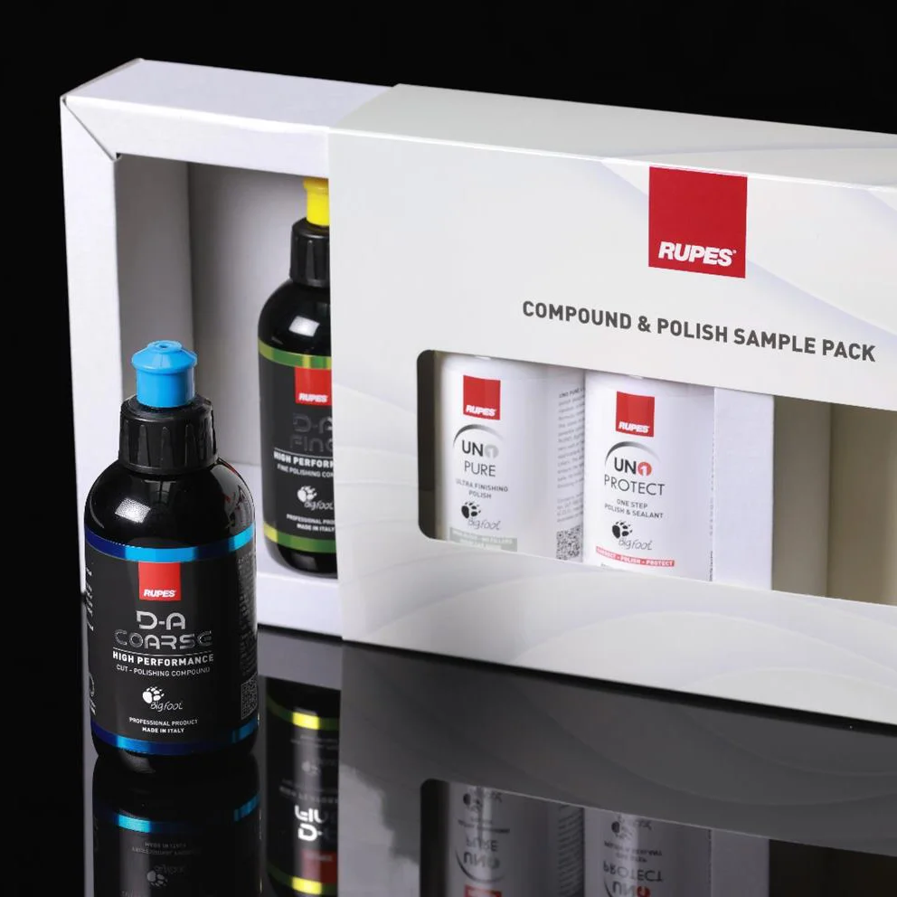  RUPES Pasta Cila Seti Compound/Polish Sample Pack 4X125 ML 9.TSKITA