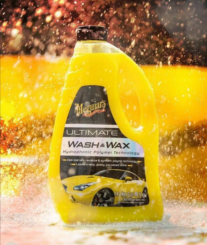Meguiars ultımate wash&wax köpüklü boya koruyucu şampuan (1.4 lt.)