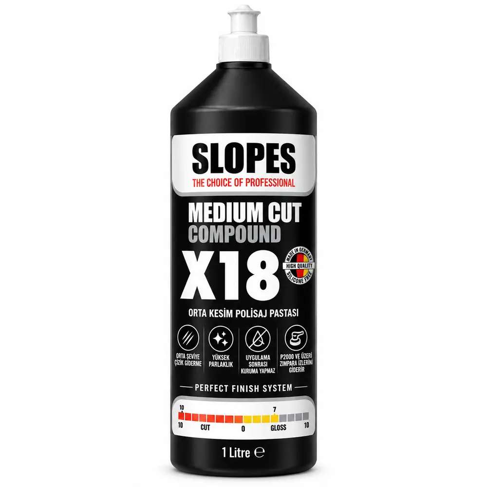 Slopes X18 Çizik Giderici İnce Pasta 1 L | P2000