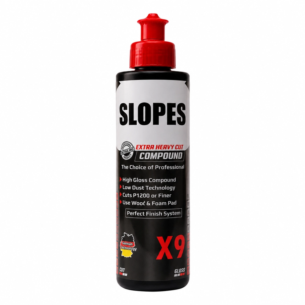Slopes X9 Extra Heavy Cut Agresif Çizik Giderici Pasta 250 ml