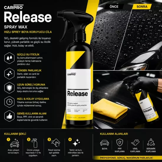 CarPro Release Spray Wax 500 ml