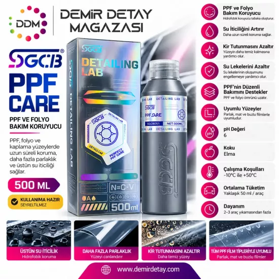 SGCB PPF Care 500 ml | PPF ve Folyo Koruyucu