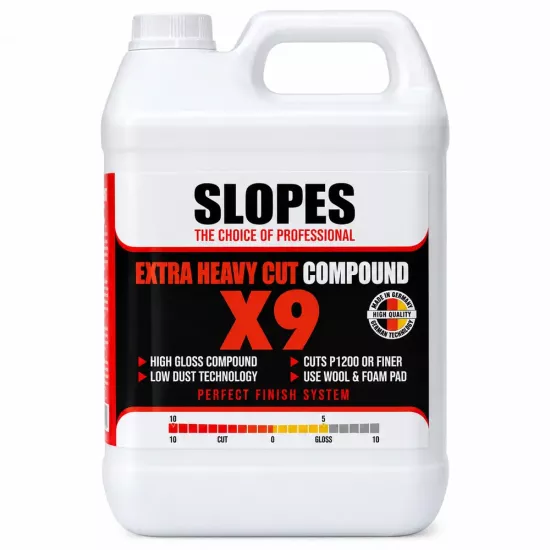 Slopes X9 Agresif Çizik Giderici Pasta 5 Litre