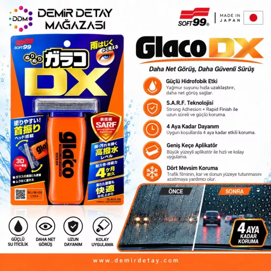 Soft99 Glaco DX Yağmur Su Kaydırıcı 110 ml