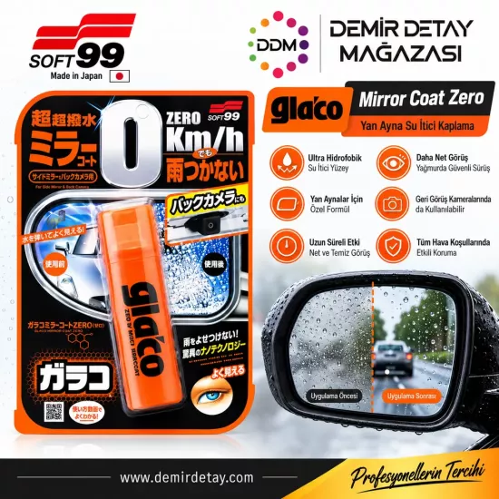 Soft99 Glaco Mirror Coat Zero Ayna Su İtici 40 ml