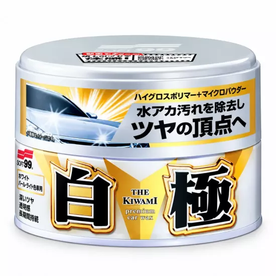 Soft99 Kiwami White Wax Beyaz & Açık Renk Araç 200 gr