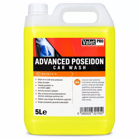 ValetPRO Advanced Poseidon Araç Şampuanı 5 L