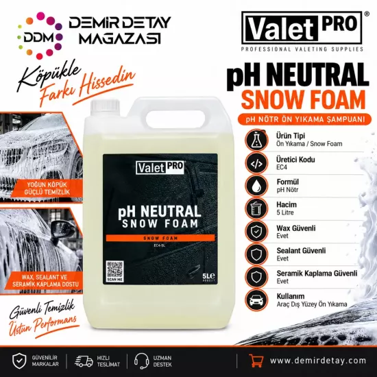 ValetPRO pH Neutral Snow Foam 5 L
