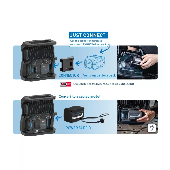 SCANGRIP MULTIMATCH 8 CONNECT 220V Dönüştürücü Adaptörlü