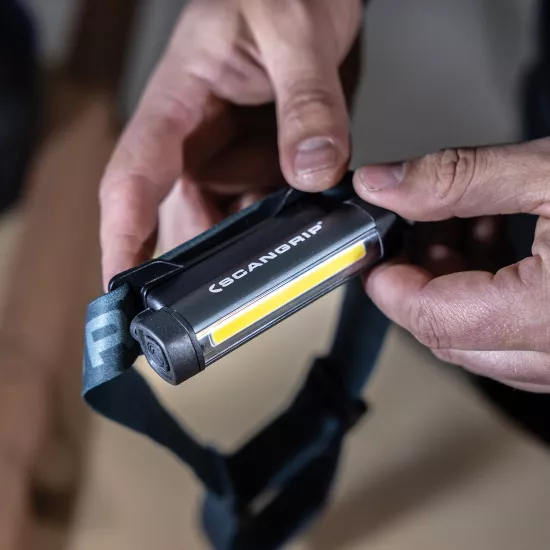 SCANGRIP FLEX WEAR KIT Kafa bandı ve şapka montajı dahil LED lamba