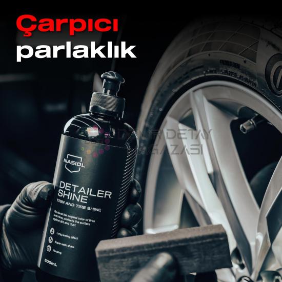 Nasiol DetailerShine Araç Trim ve Lastik Parlatıcı