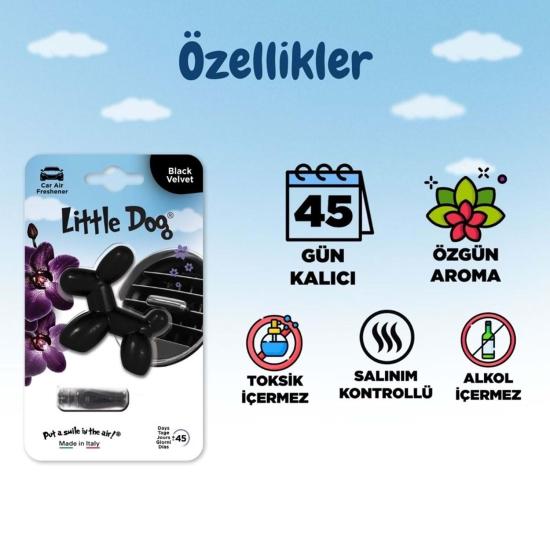 Little Joe Little Dog Siyah İnci Araç Kokusu (Black Velvet)