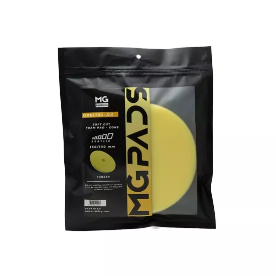 MG PADS Orbital Sarı Hare Hologram Cila Süngeri 150/130 mm