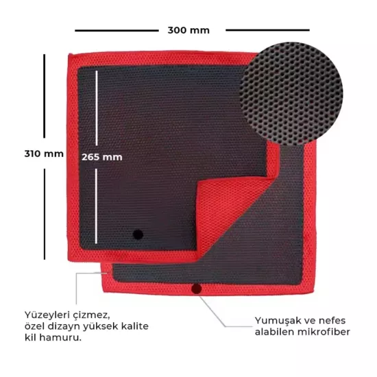 MG PS Kil Bezi 30x30 cm Yüzey Temizleme Kili